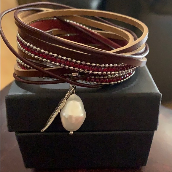 jenia Jewelry - 🖤🖤Boho leather bracelet NWT